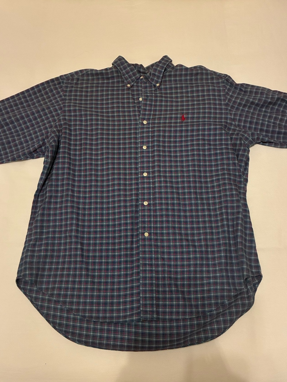 Polo Ralph Lauren Men's XL Plaid Button Down Shirt Classic Fit Cotton